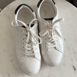 J crew Saturday Sneakers With Dark Suede Detail Size 8